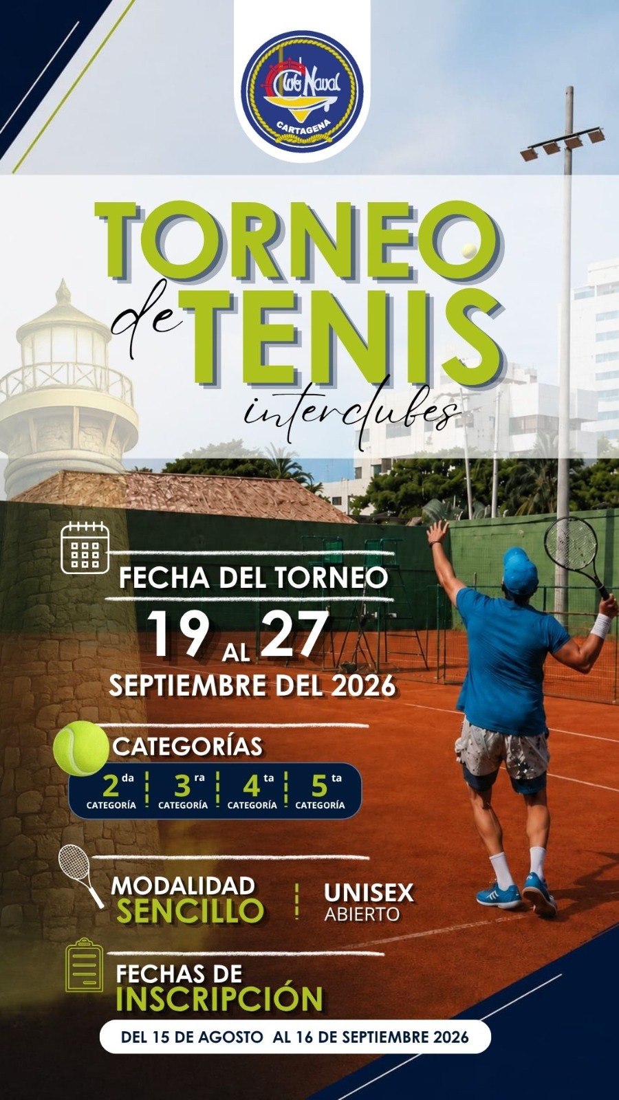 TORNEO DE TENIS CLUB NAVAL INTERCLUBES